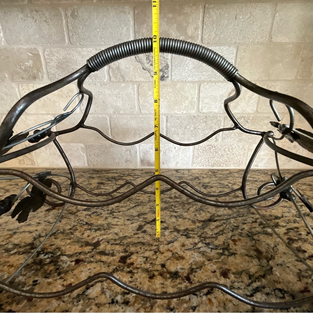 Countertop Wine Rack Wrought Iron - Picture 6 of 6